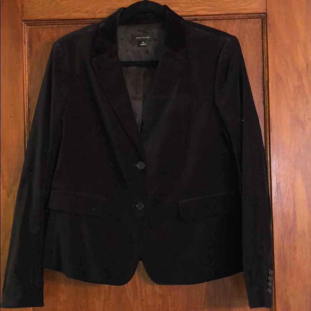 Velvet Blazer Ann Taylor size 10